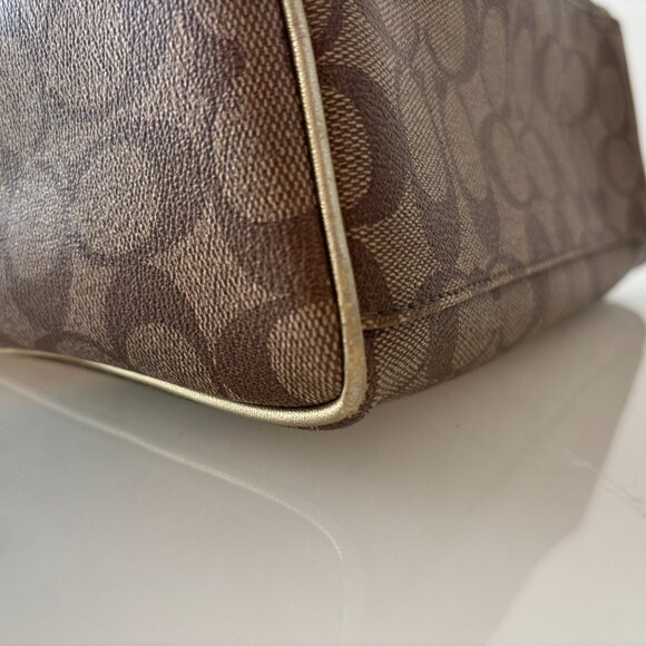 Coach Peyton Signature Bennett Mini Satchel (F49862) - Picture 5 of 11